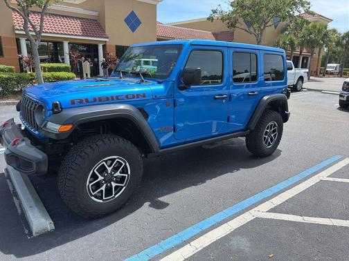 Hydro Blue Pearlcoat 2025 Jeep Wrangler Rubicon