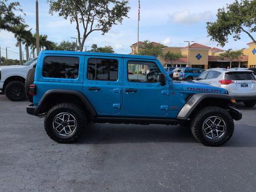 Hydro Blue Pearlcoat 2025 Jeep Wrangler Rubicon