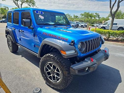 Hydro Blue Pearlcoat 2025 Jeep Wrangler Rubicon