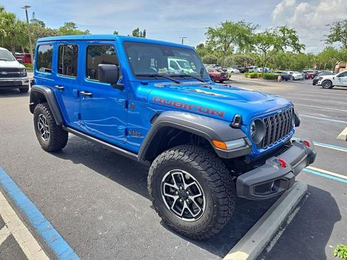 Hydro Blue Pearlcoat 2025 Jeep Wrangler Rubicon