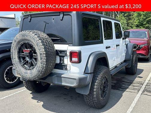 Bright White Clearcoat 2018 Jeep Wrangler Unlimited Sport