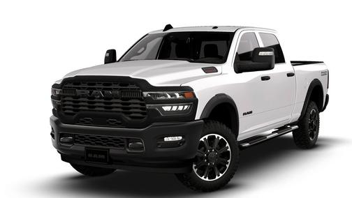Bright White Clearcoat 2026 RAM 2500 Warlock Crew Cab 4x4 6'4' Box
