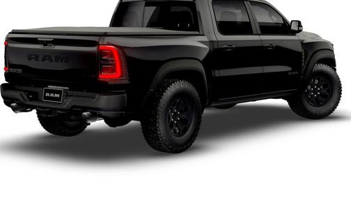 Diamond Black Crystal Pearlcoat 2026 RAM 1500 RHO Crew Cab 4x4 5'7' Box