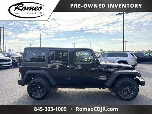 Black Clearcoat 2017 Jeep Wrangler Unlimited Sport