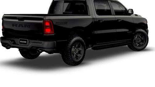 Diamond Black Crystal Pearlcoat 2026 RAM 1500 Warlock Crew Cab 4x4 5'7' Box