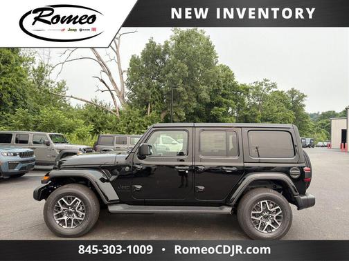 black clearcoat 2026 Jeep Wrangler 4-Door Sahara 4x4