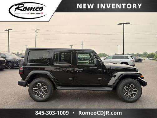 black clearcoat 2026 Jeep Wrangler 4-Door Sahara 4x4