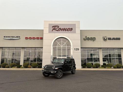 black clearcoat 2026 Jeep Wrangler 4-Door Sahara 4x4