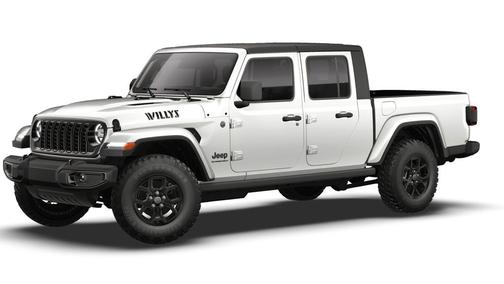 Bright White Clearcoat 2026 Jeep Gladiator Willys 4x4