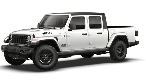 Bright White Clearcoat 2026 Jeep Gladiator Willys 4x4