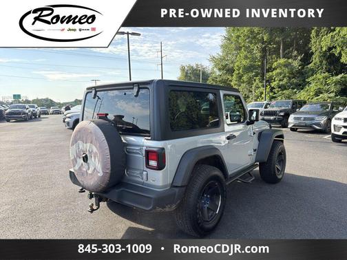 Silver Zynith Clearcoat 2023 Jeep Wrangler Sport