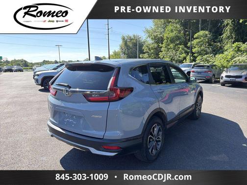 Blue 2020 Honda CR-V AWD EX