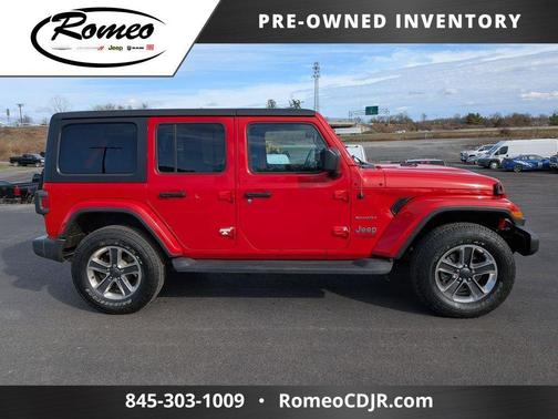 Firecracker Red Clearcoat 2020 Jeep Wrangler Unlimited Sahara