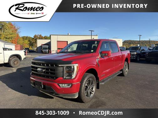 Red 2022 Ford F-150 Lariat
