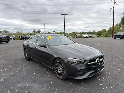 Gray 2022 Mercedes-Benz C-Class C 300 4MATIC