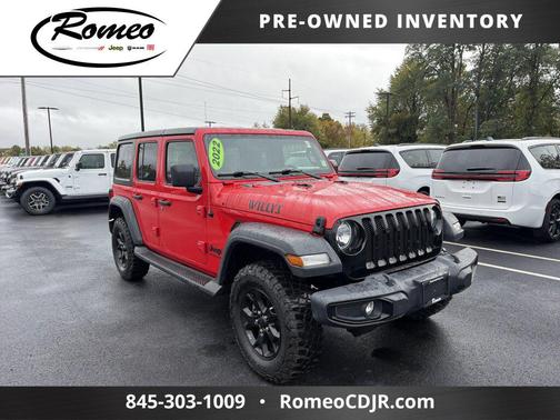 Firecracker Red Clearcoat 2022 Jeep Wrangler Unlimited Sport