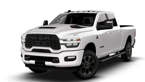 Bright White Clearcoat 2026 RAM 2500 Laramie Crew Cab 4x4 6'4' Box