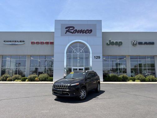 Diamond Black Crystal Pearlcoat 2018 Jeep Cherokee Limited
