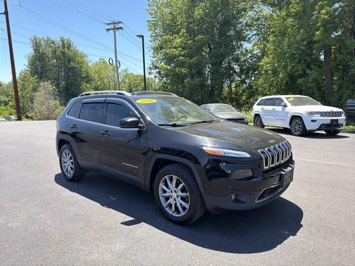 Diamond Black Crystal Pearlcoat 2018 Jeep Cherokee Limited