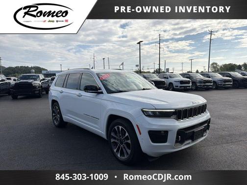 Bright White Clearcoat 2021 Jeep Grand Cherokee L Overland