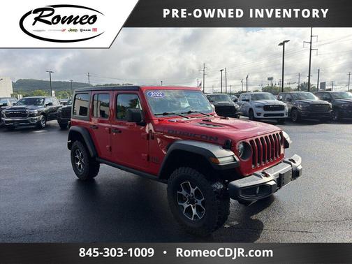 Firecracker Red Clearcoat 2022 Jeep Wrangler Unlimited Rubicon