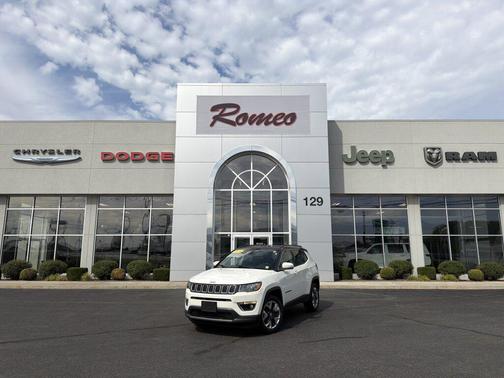 White Clearcoat 2020 Jeep Compass Limited