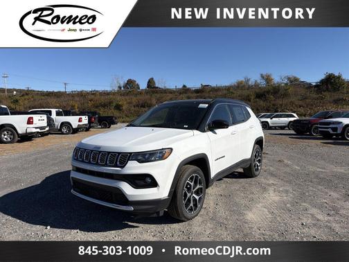 Bright White Clearcoat 2026 Jeep Compass Limited