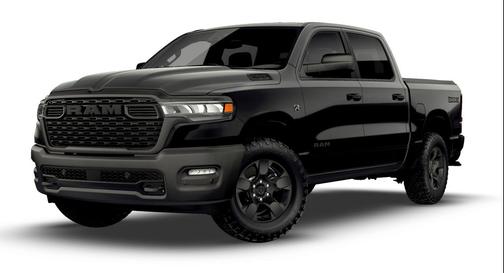 Diamond Black Crystal Pearlcoat 2026 RAM 1500 Warlock Crew Cab 4x4 5'7' Box