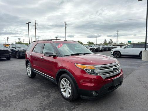 Ruby Red Metallic Tinted Clearcoat 2015 Ford Explorer XLT