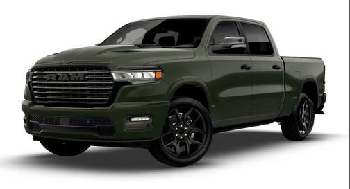 Serrano Green Metallic 2026 RAM 1500 Laramie