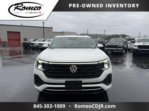 Opal White 2024 Volkswagen Atlas Cross Sport 2.0T SEL