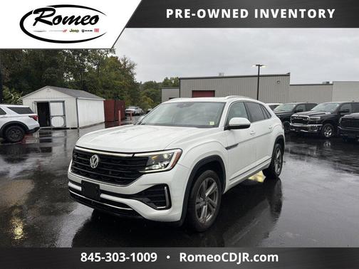 Opal White 2024 Volkswagen Atlas Cross Sport 2.0T SEL