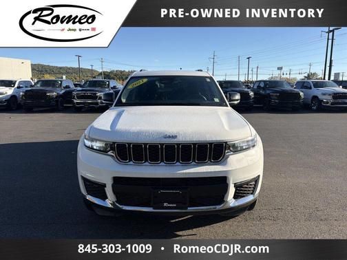 Bright White Clearcoat 2021 Jeep Grand Cherokee L Limited