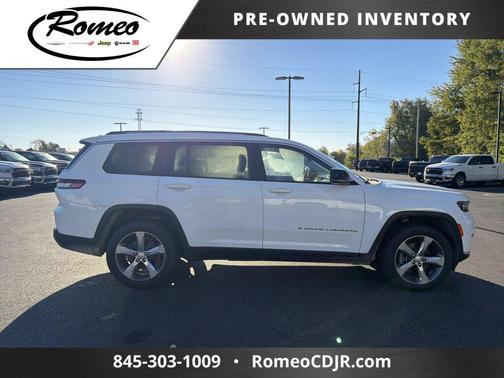 Bright White Clearcoat 2021 Jeep Grand Cherokee L Limited
