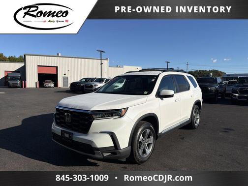Platinum White Pearl 2025 Honda Pilot EX-L