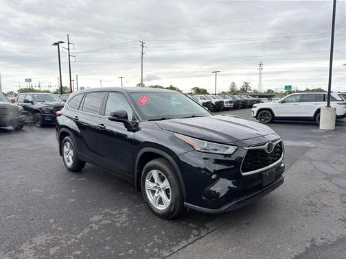 Midnight Black Metallic 2023 Toyota Highlander LE