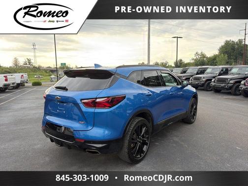 Bright Blue Metallic 2021 Chevrolet Blazer RS
