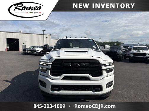 Bright White Clearcoat 2026 RAM 3500 Laramie Crew Cab 4x4 6'4' Box