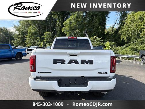 Bright White Clearcoat 2026 RAM 3500 Laramie Crew Cab 4x4 6'4' Box