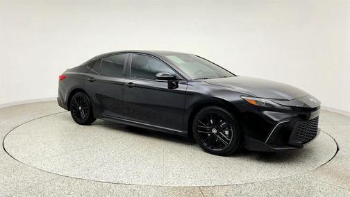 Midnight Black Metallic 2025 Toyota Camry SE