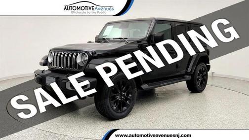 Black Clearcoat 2025 Jeep Wrangler 4xe Sahara