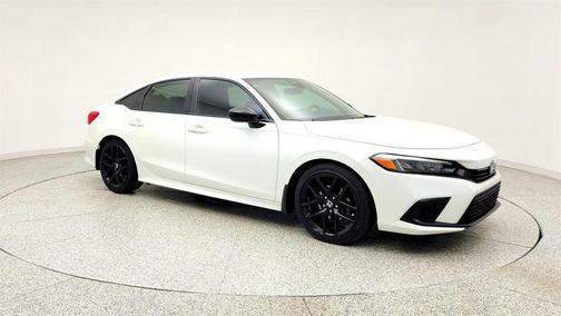 Platinum White Pearl 2022 Honda Civic Sport
