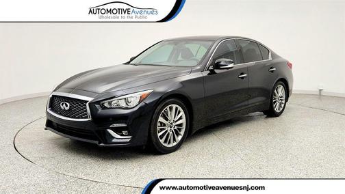 Midnight Black 2023 INFINITI Q50 3.0t LUXE