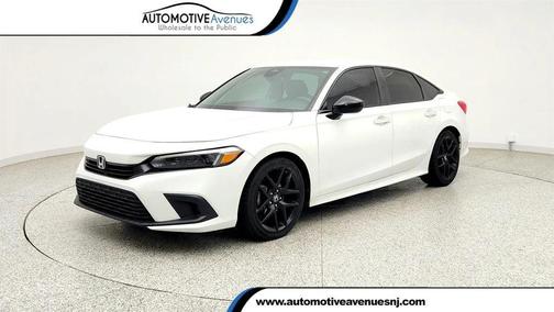 Platinum White Pearl 2023 Honda Civic Sport