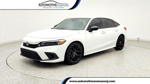 Platinum White Pearl 2023 Honda Civic Sport