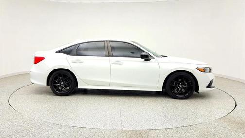 Platinum White Pearl 2023 Honda Civic Sport