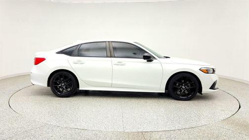 Platinum White Pearl 2023 Honda Civic Sport