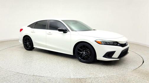 Platinum White Pearl 2023 Honda Civic Sport