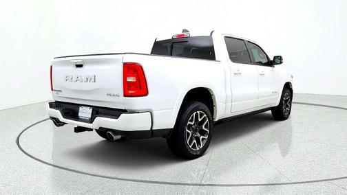 Bright White Clearcoat 2025 RAM 1500 Laramie