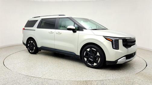 Ivory Silver 2025 Kia Carnival EX